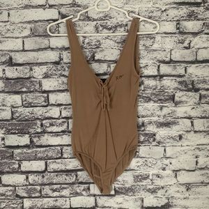 XS Tan Bodysuit